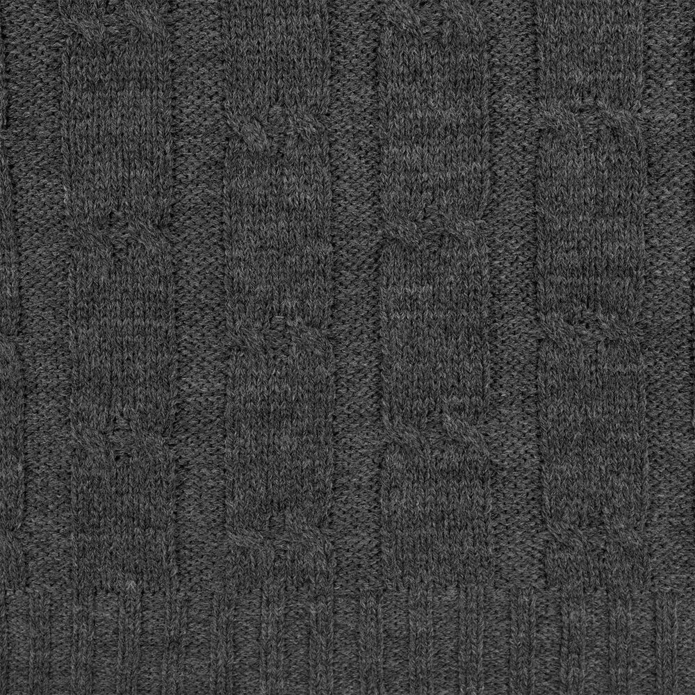 Плед Trenza, темно-серый-3