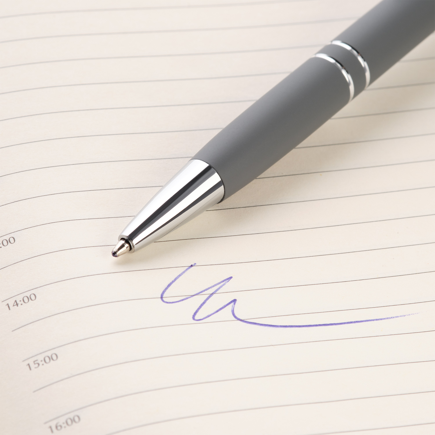 Шариковая ручка Comet NEO, серая-3