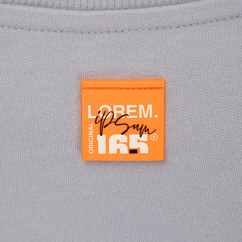 Лейбл из ПВХ Kare, оранжевый неон-4