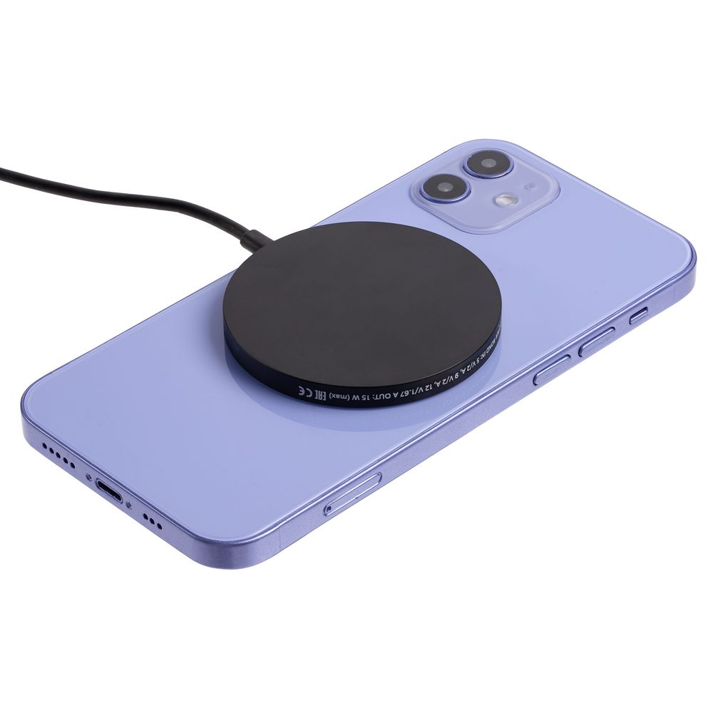 Магнитное зарядное устройство Cooper Rond, 15 Вт, черное-2