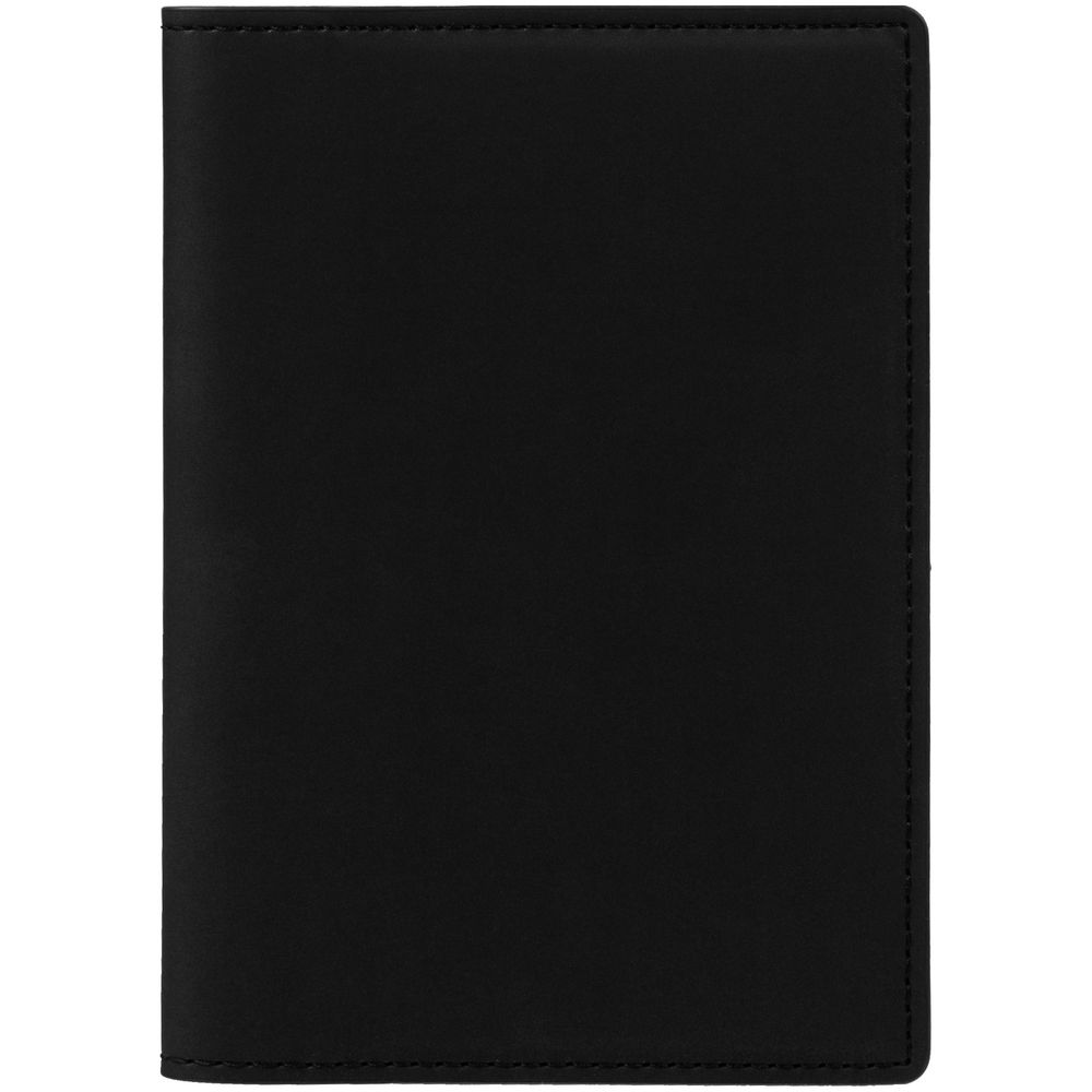 Обложка для паспорта Multimo, черная с синим-1