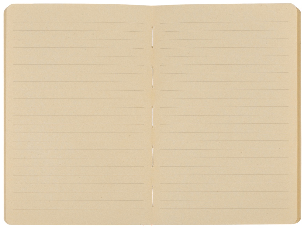 Блокнот А5 из переработанного тростника и RPET Adiantum, 80 листов, гибкая обложка, зеленое яблоко-5