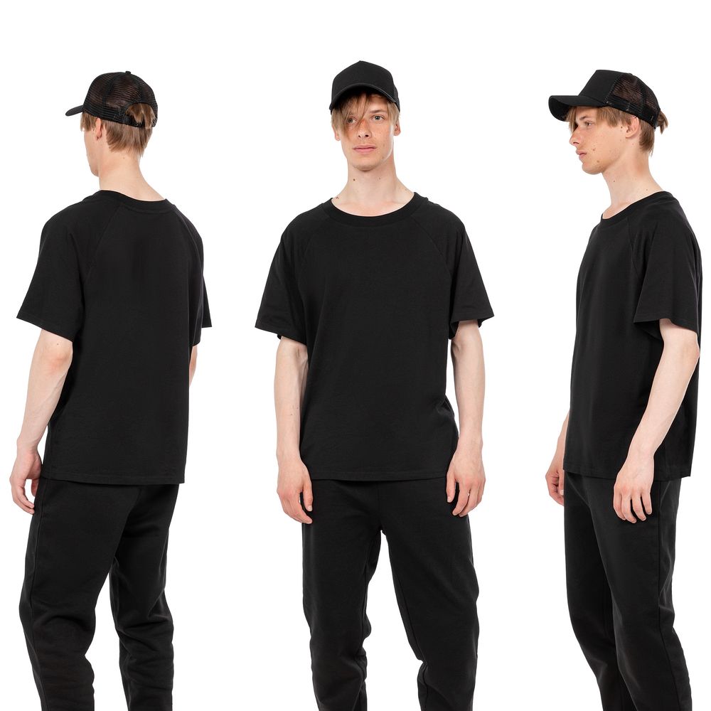 Бейсболка C3, черная-4