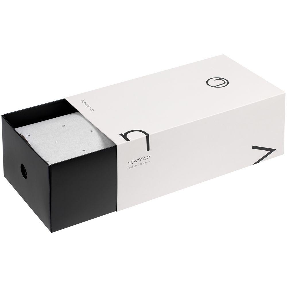 Палантин Charming, черный с бежевым-6