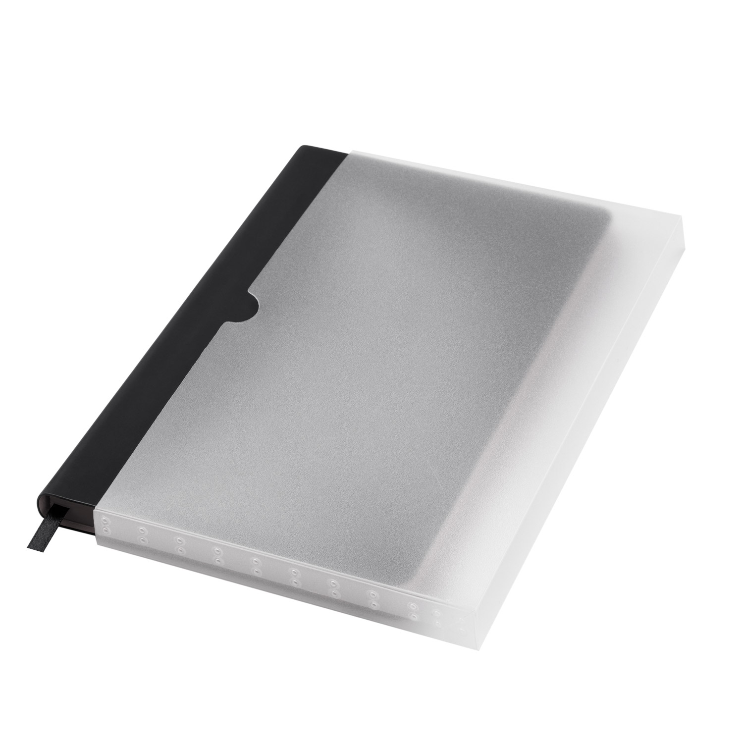 Ежедневник Latte soft touch недатированный, черный-8