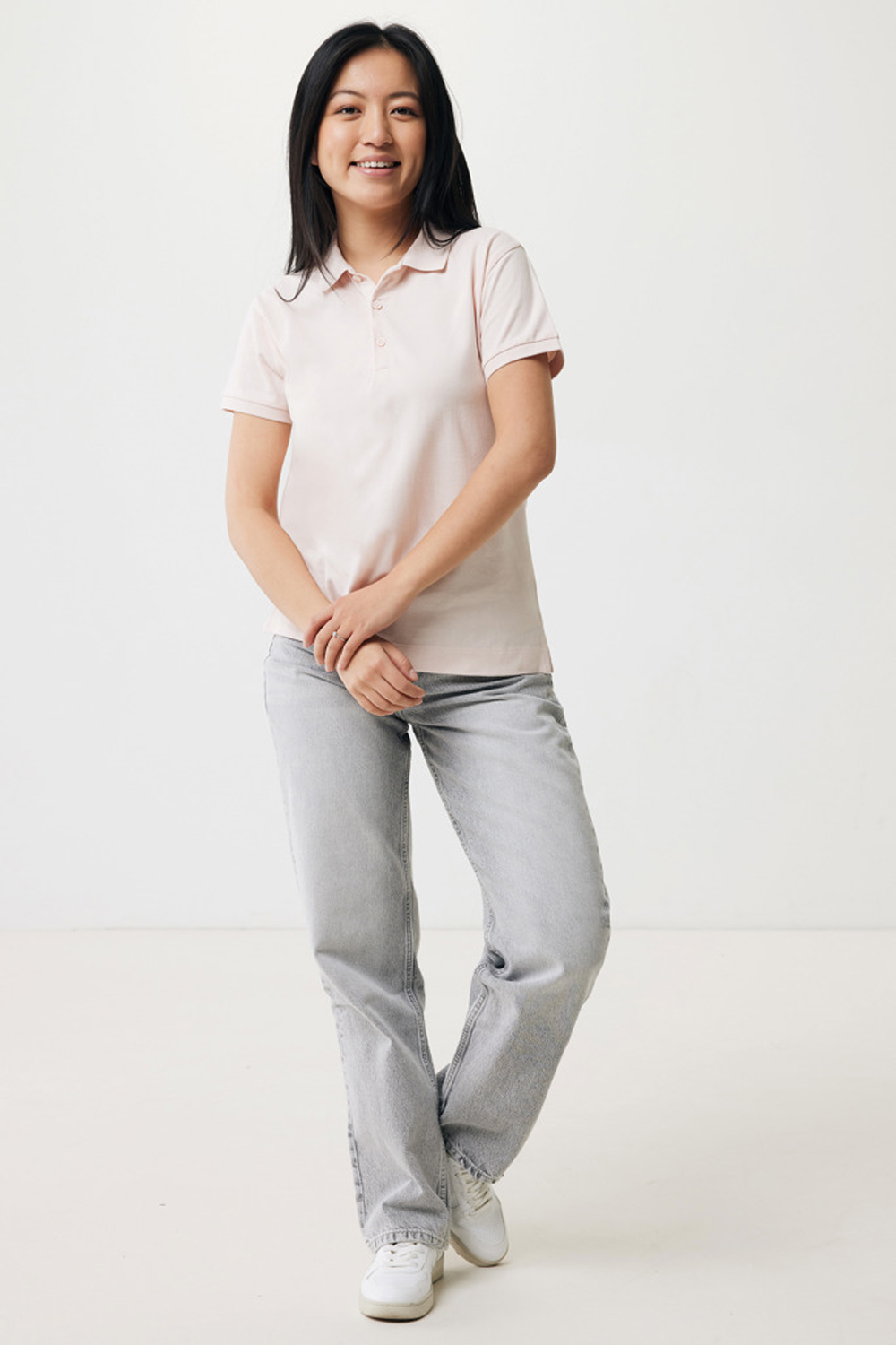 Женская рубашка поло Iqoniq Yosemite из переработанного хлопка-пике, унисекс, 220 г/м²-3