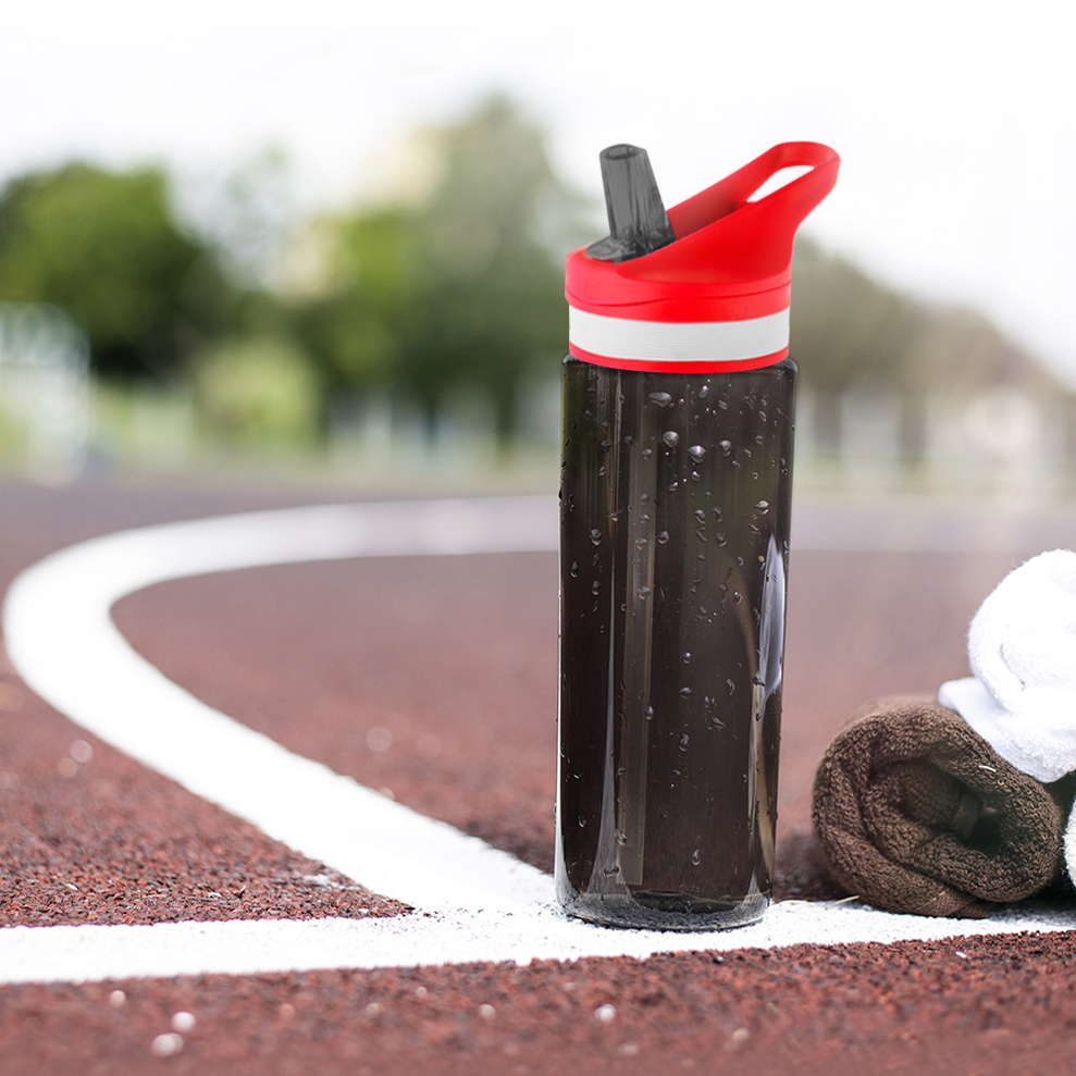 Пластиковая бутылка Jimy, Красный-4