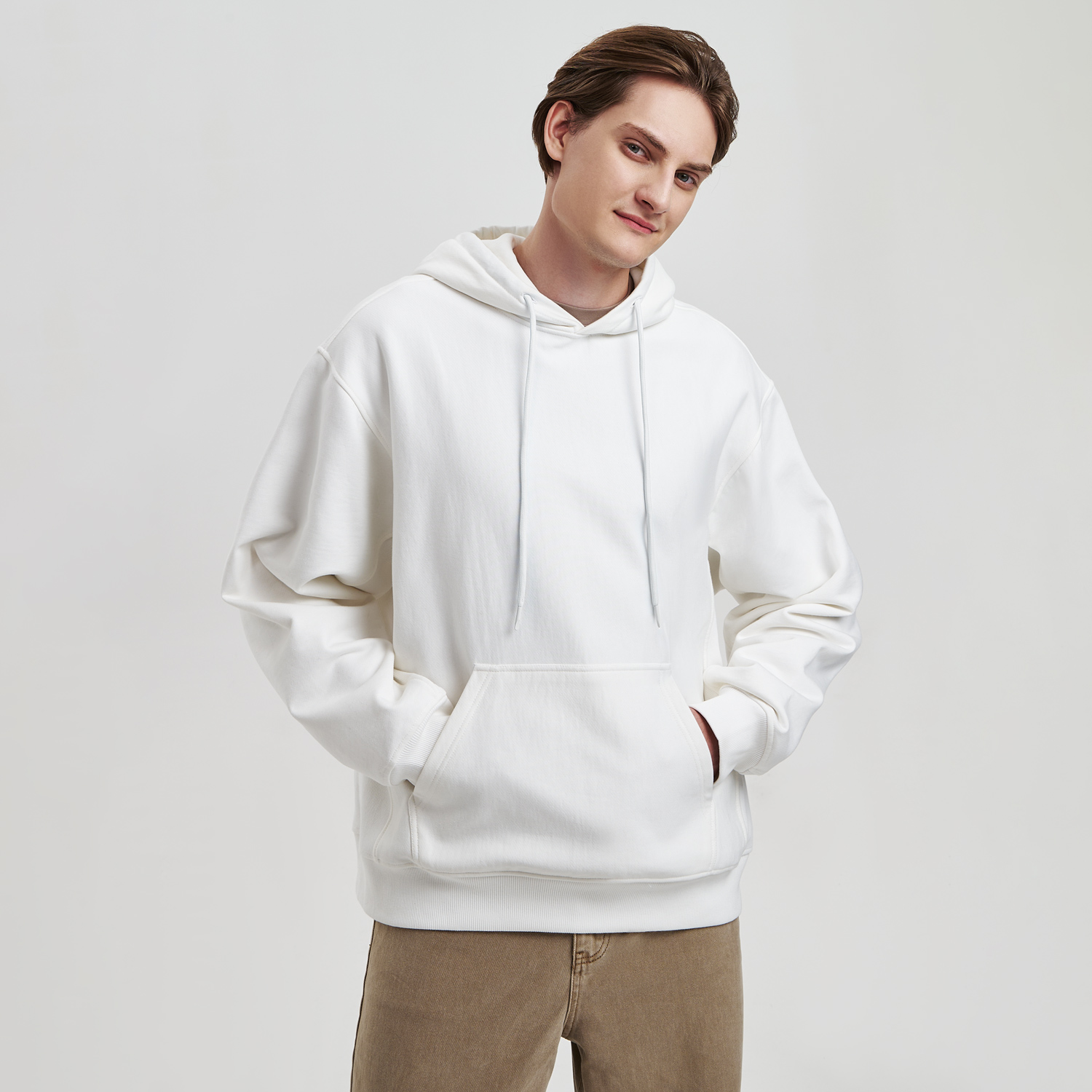 Худи релакс унисекс ADVENTURE, белый-0