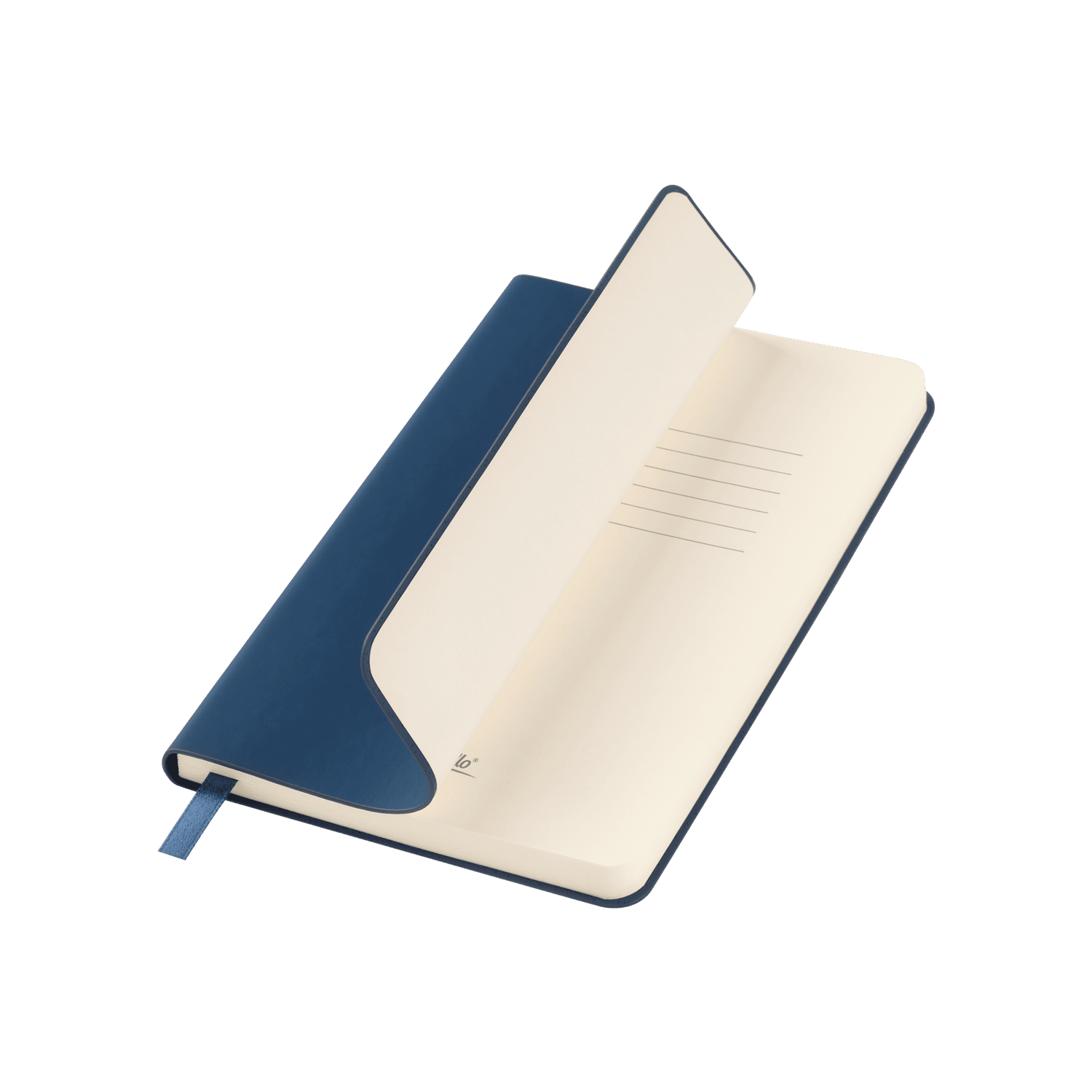 Ежедневник Spark mini A6 недатированный, синий-0