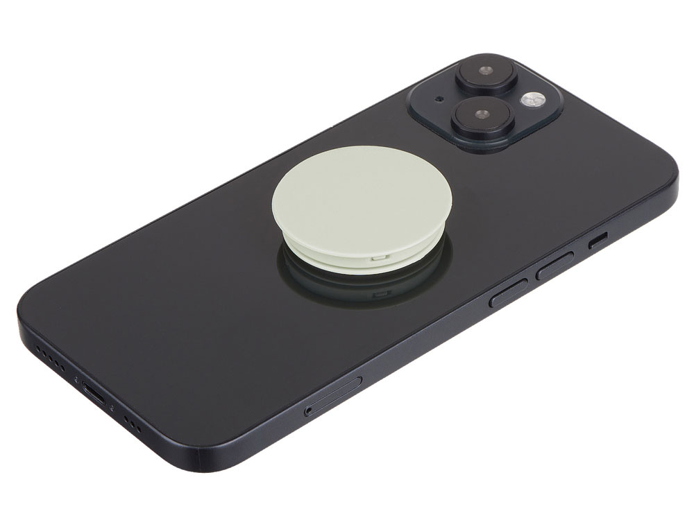 Держатель для телефона Pop Stand, оливковый-4