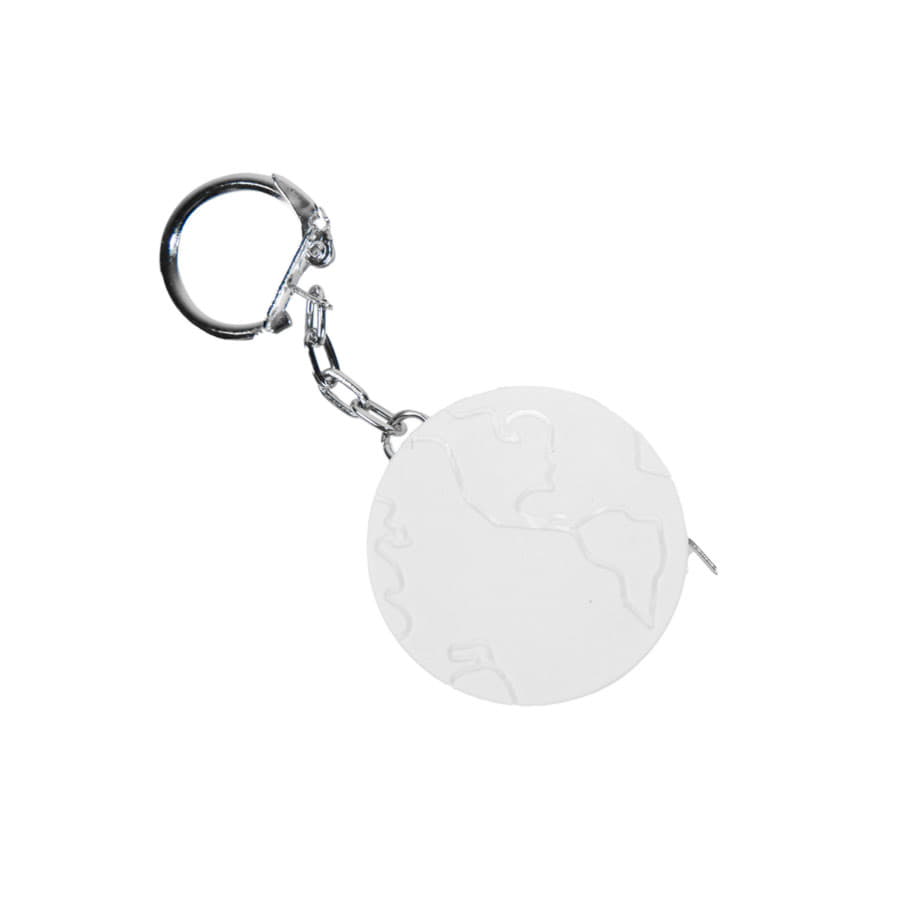Брелок-рулетка  "Земля" (1 м), белый-2