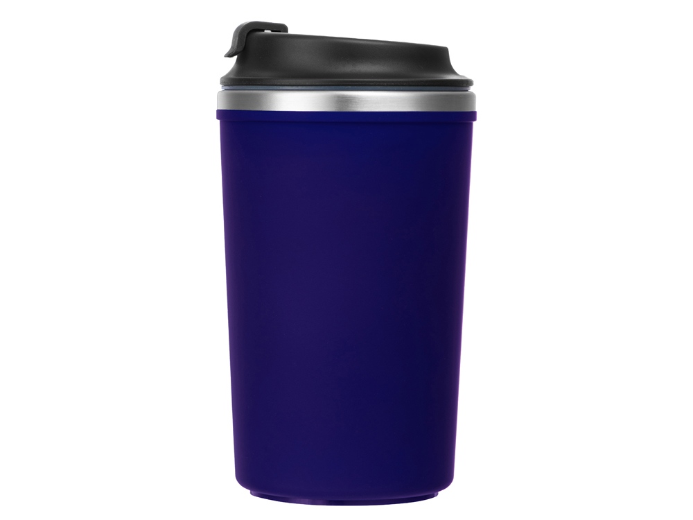 Герметичная термокружка на присоске Kick, 350 мл, темно-синий-6