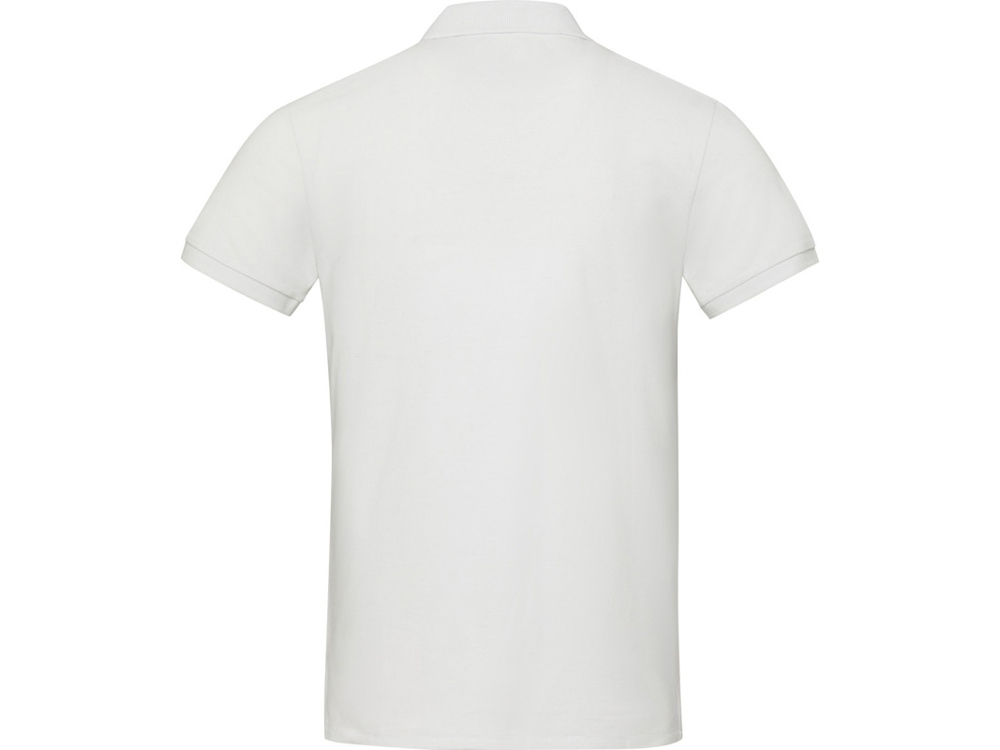 Emerald поло унисекс с коротким рукавом из переработанных материалов Aware™. - Белый-2