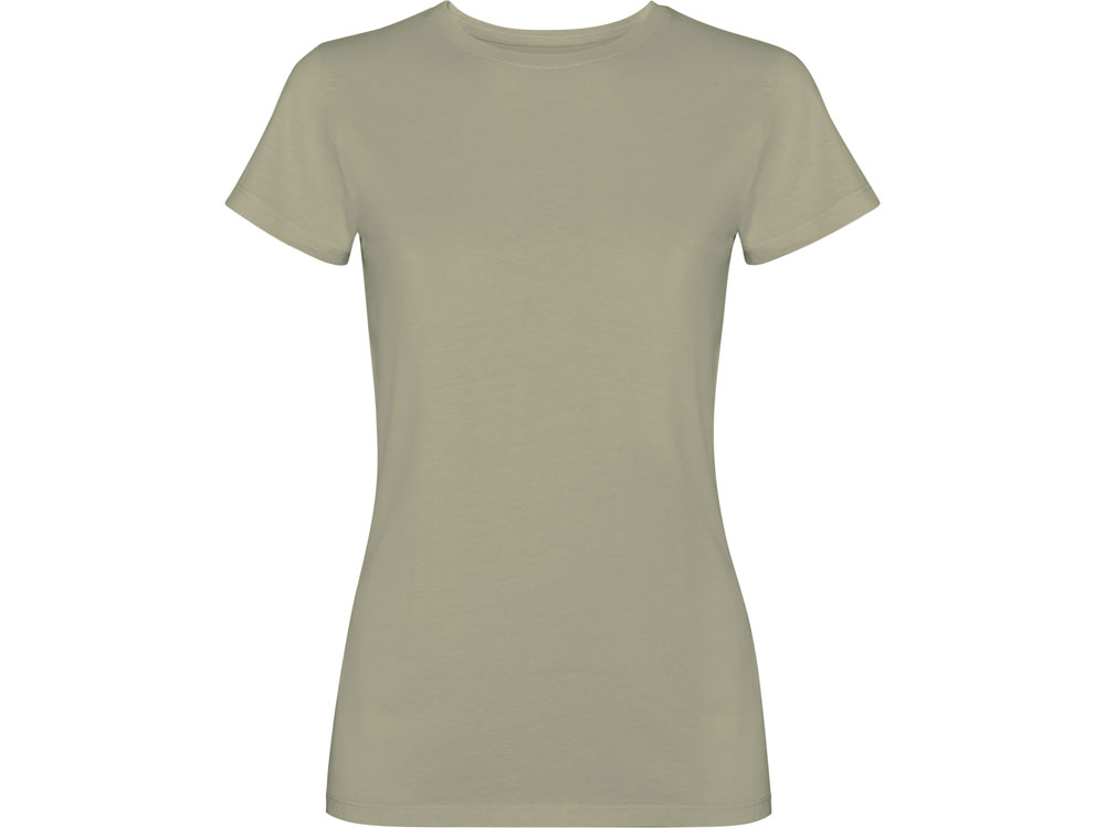 Футболка Fiyi женская, светлый хаки выстиранный-0