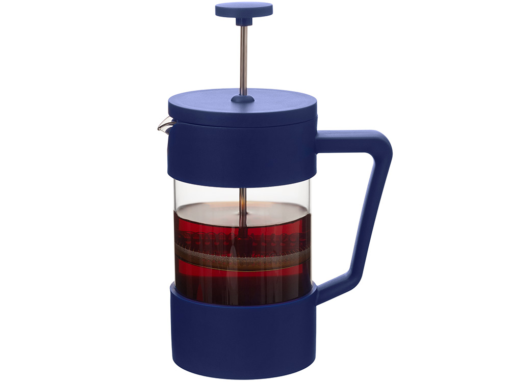 Пластиковый френч-пресс Intense, 600мл, темно-синий-4