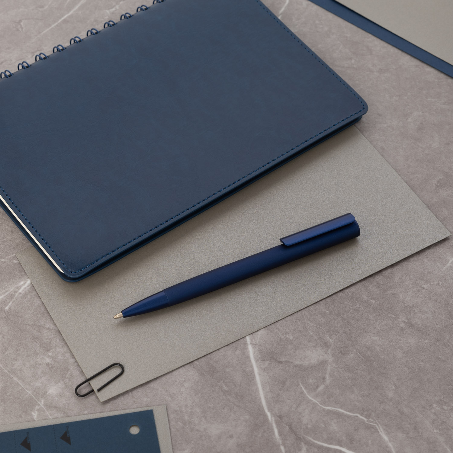 Шариковая ручка Aspen, синяя-4