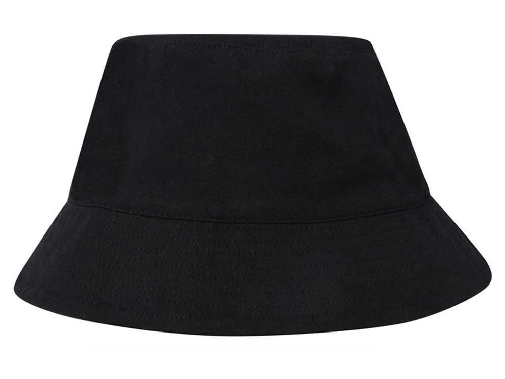 Панама Wicklow из переработанного материала - Сплошной черный-1