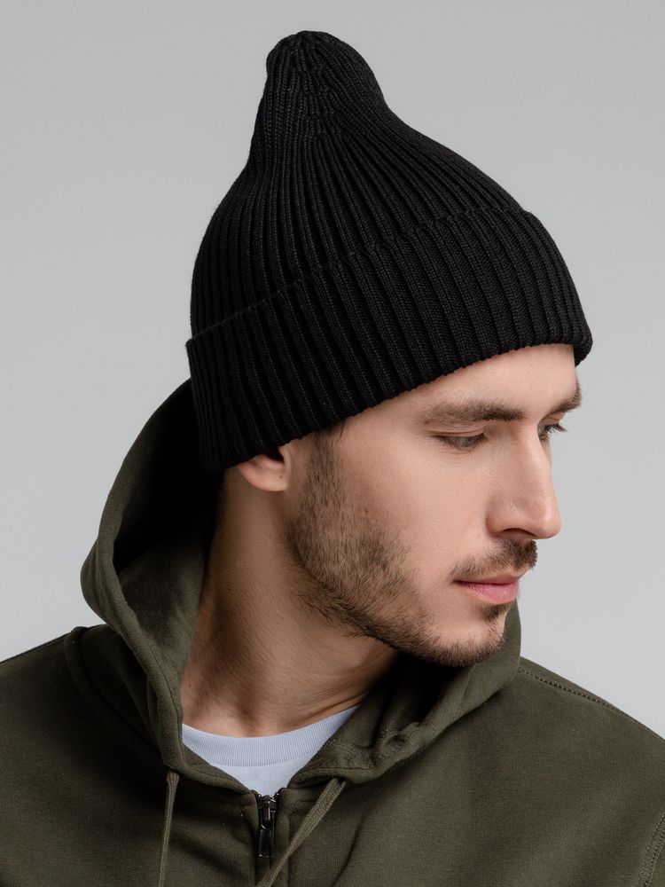 Шапка Stout, черная-3