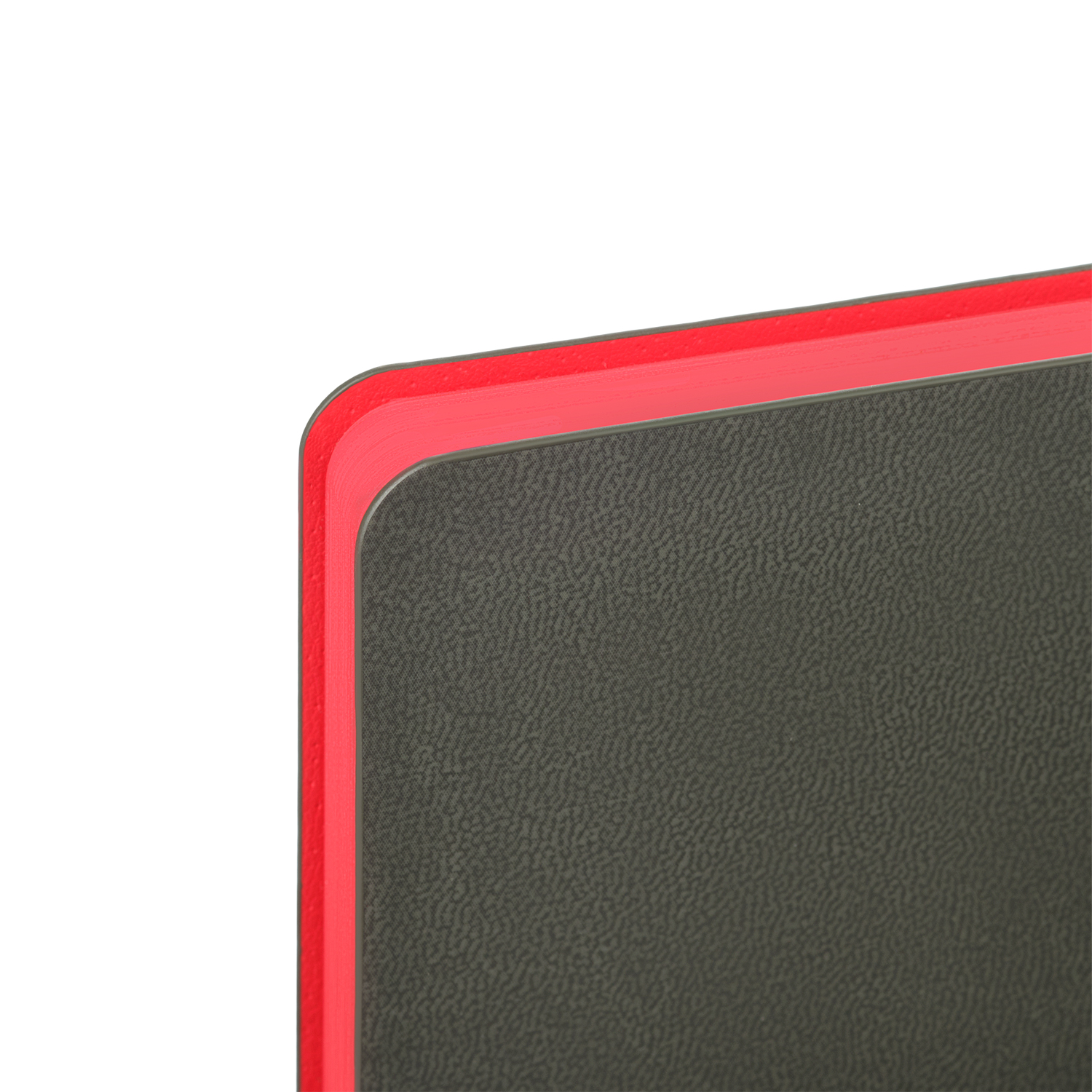 Ежедневник Латте софт-тач (Latte soft touch) недатированный, серый/красный-8