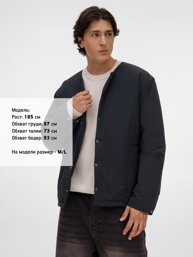 Куртка унисекс Veter, черная-5