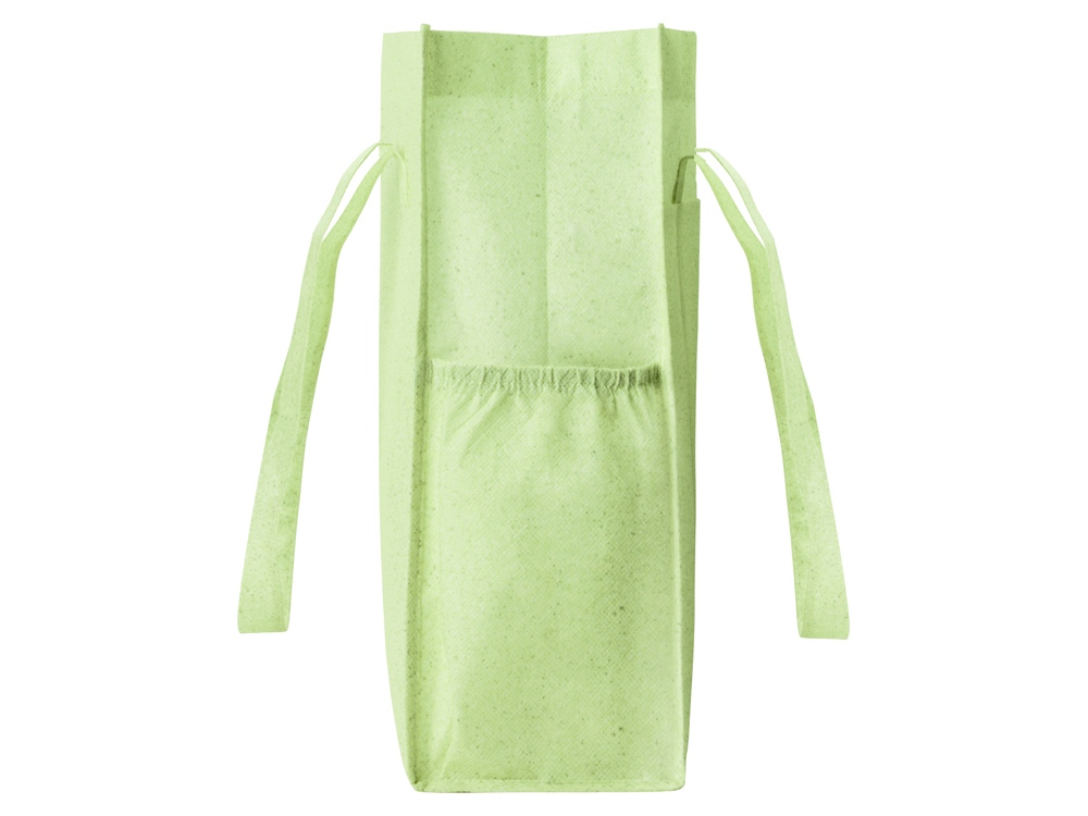 Сумка-шоппер Wheat из переработанного пластика 80gsm, 30.5*33*12.5cm, зеленый-7