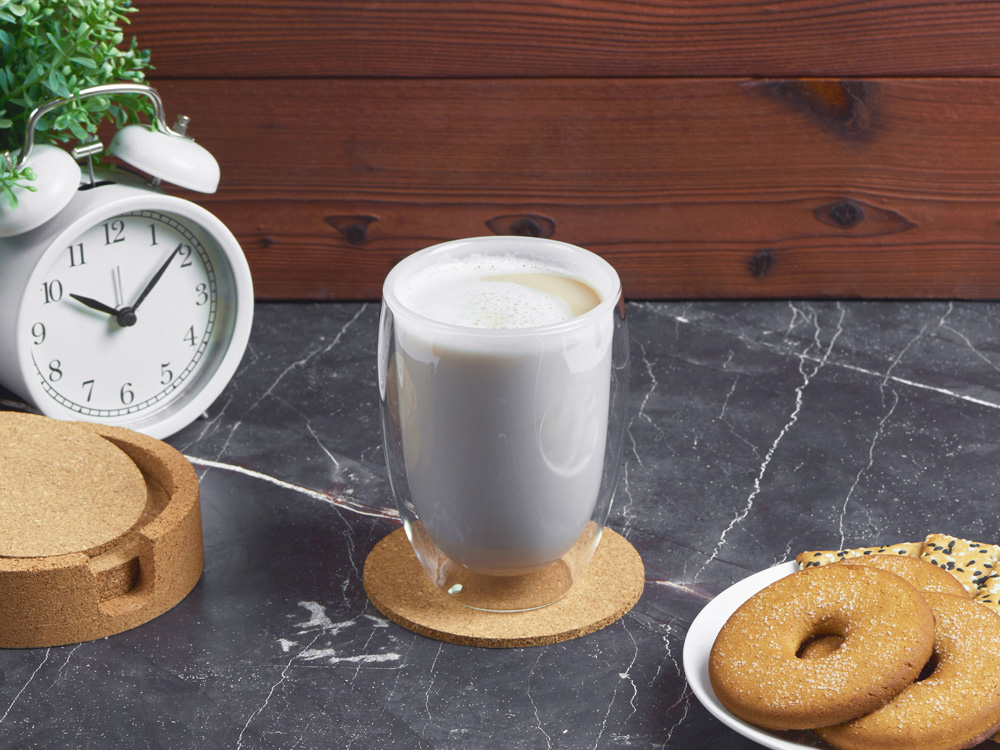 Стакан с двойными стенками, белый внутри-5