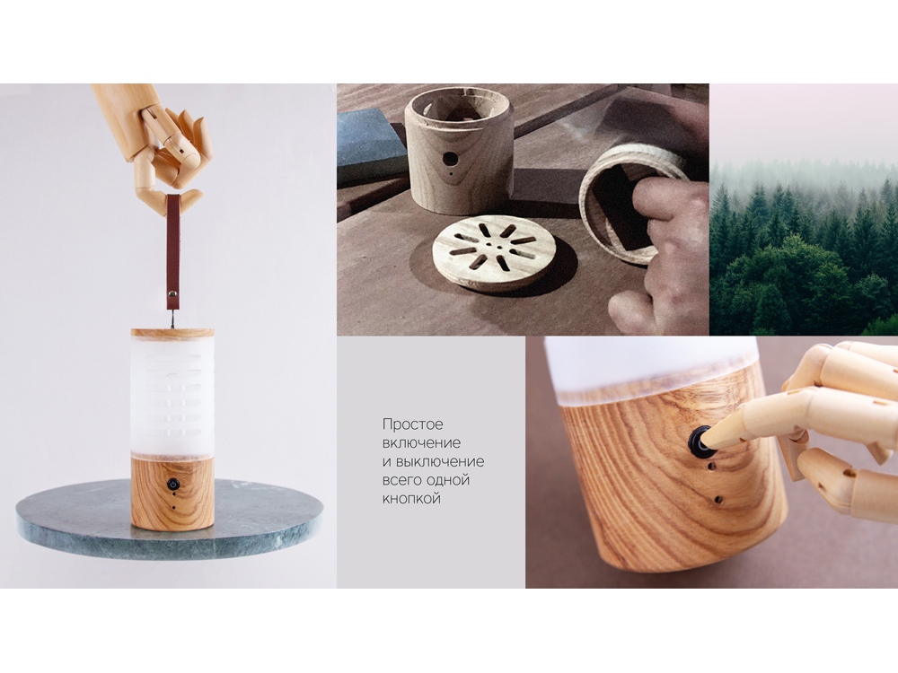 Портативная лампа бактерицидная ультрафиолетовая Rombica Sterilizer A2, белый/коричневый-4