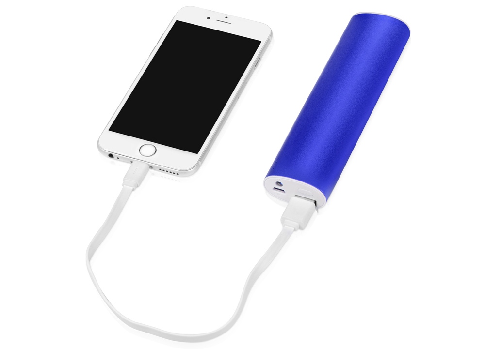Портативное зарядное устройство Спайк, 8000 mAh, синий-1