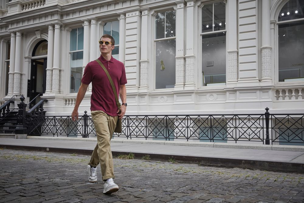 Рубашка поло Safran зеленая-5