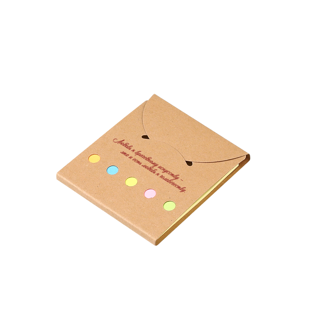 Набор цветных бумажных стикеров Smiler, Светло-коричневый-5