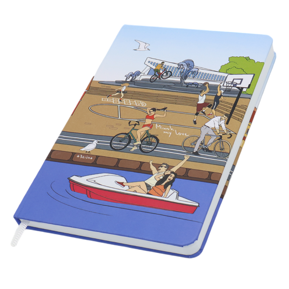 Записная книжка A5 Dziuna Немига в клетку 15, Немига-0