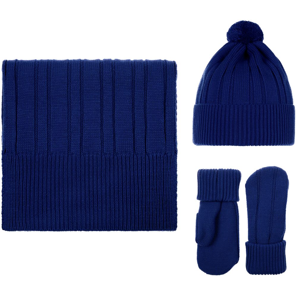 Шапка Knit Beat, темно-синяя-3