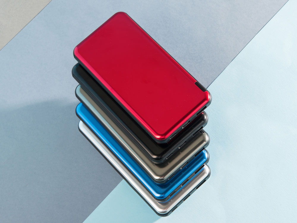 Внешний аккумулятор Forge v.2, металл, 10000mah, красный-10