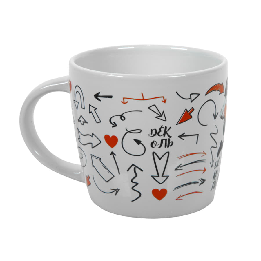 Кружка MILK ,  глянцевое покрытие, белый-3