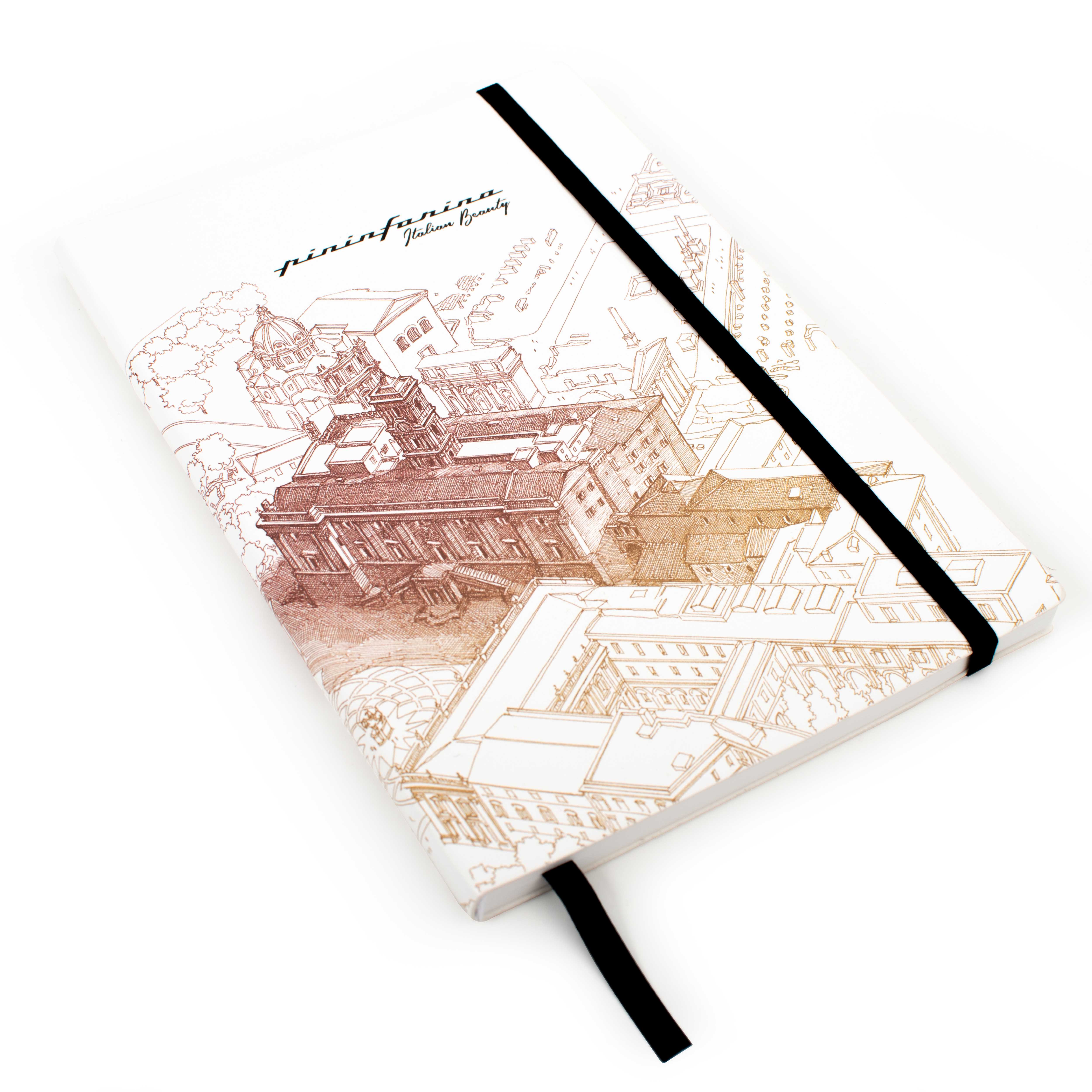 Тетрадь Pininfarina Stone Paper ITALIAN BEAUTY ROMA 14х21см каменная бумага, 64 листа, линованная-0
