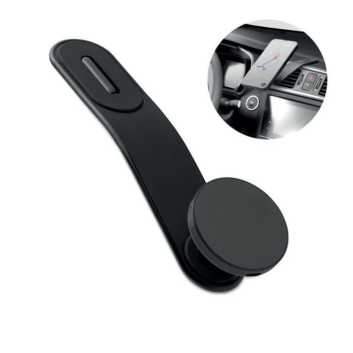 15W magnetic car charger, черный-0
