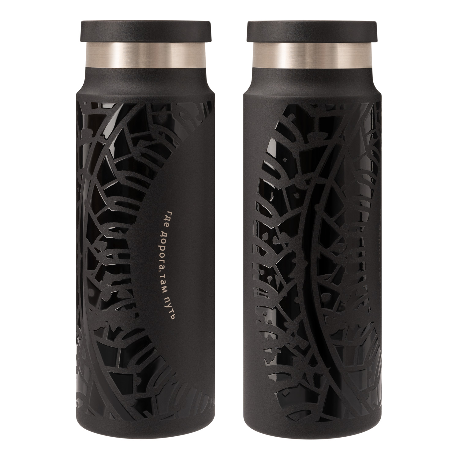 Термобутылка вакуумная герметичная Аллегра (Allegra), черная-13