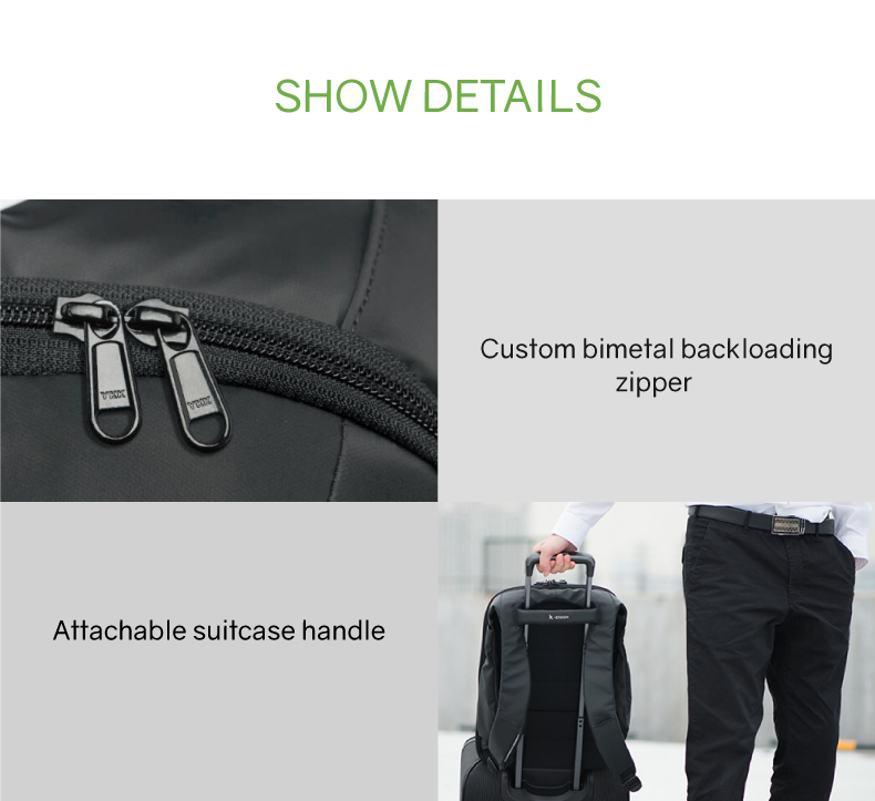 Рюкзак ClickPack 46х34х16 см, черный-14