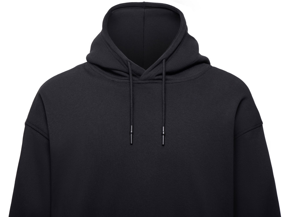 Худи оверсайз Alpha.01 унисекс, черный-10