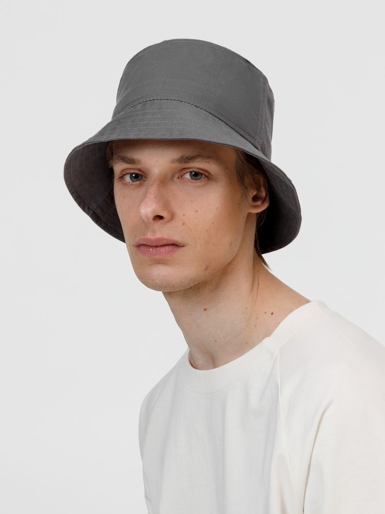 Панама Challenge, темно-серая (серо-стальная)-5