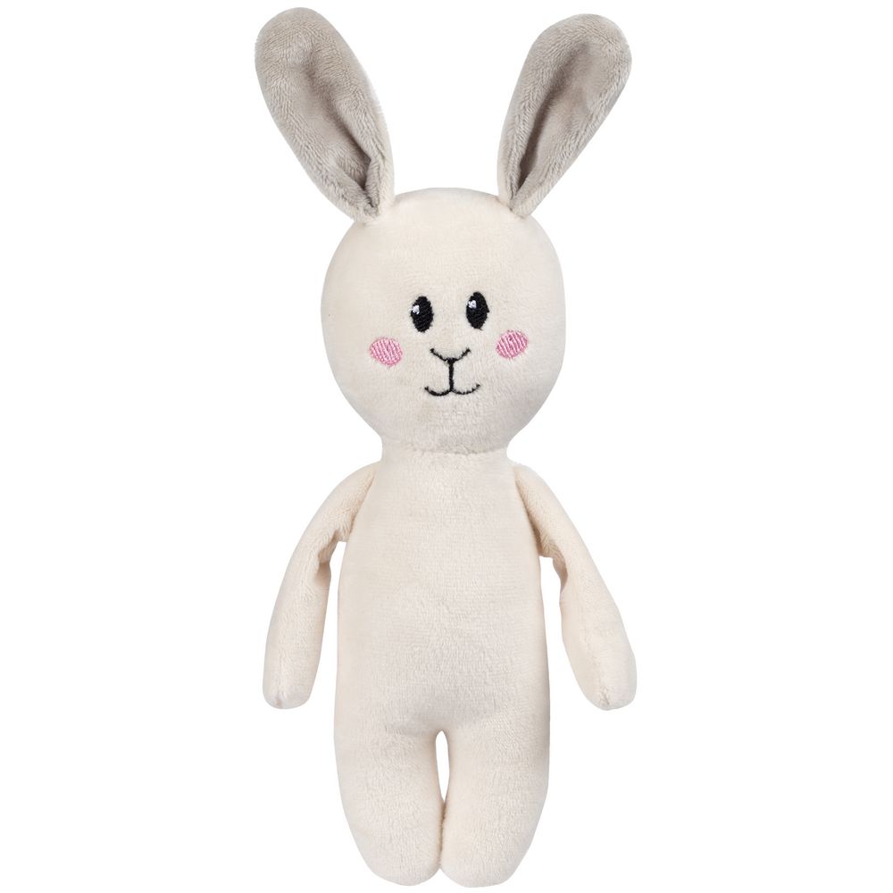 Мягкая игрушка Beastie Toys, заяц с белым шарфом-1
