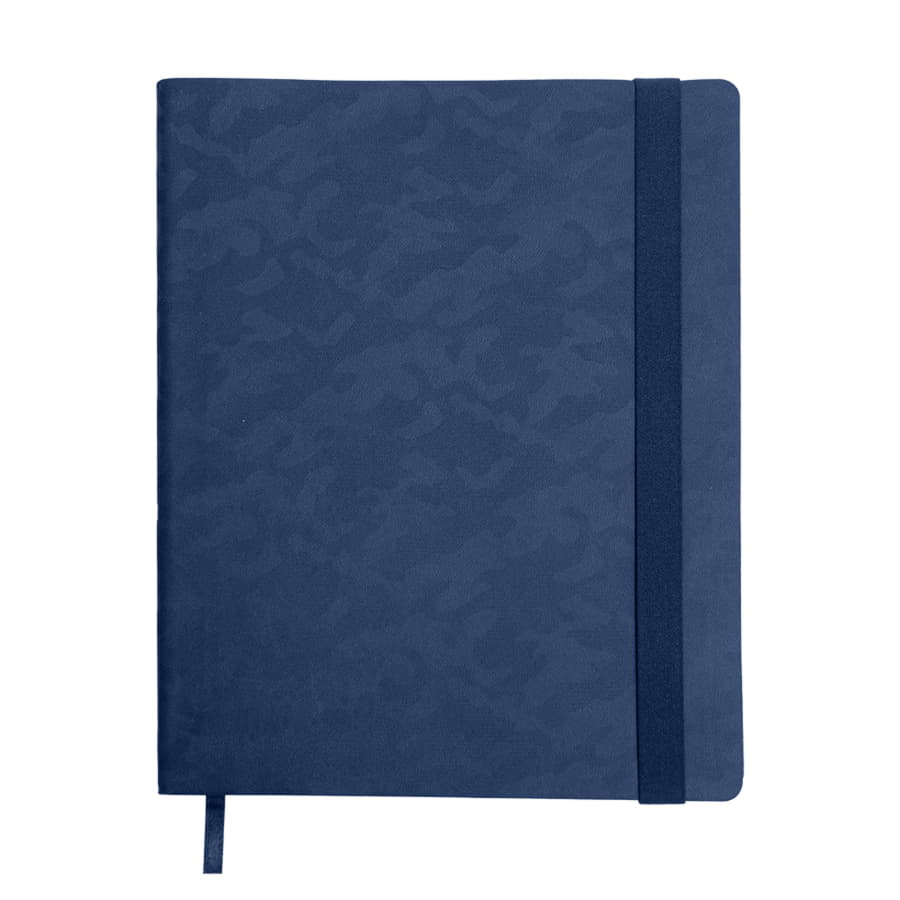 Бизнес-блокнот TABBY BIGGY, формат В5, в клетку, темно-синий-1