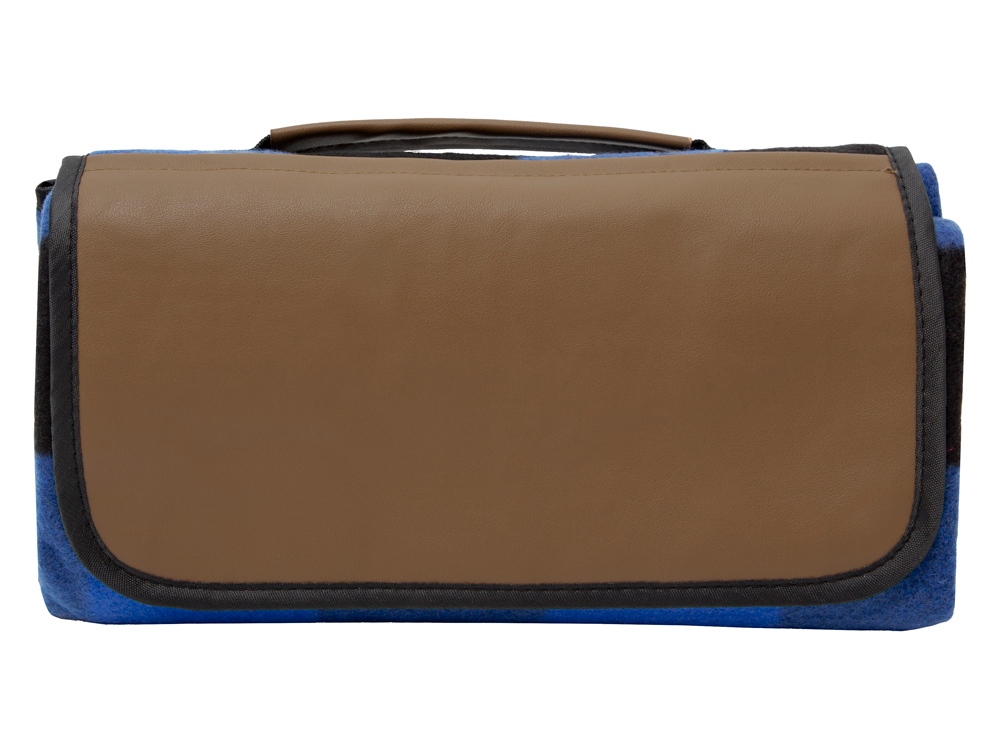 Плед для пикника Recreation, синий/черный-3