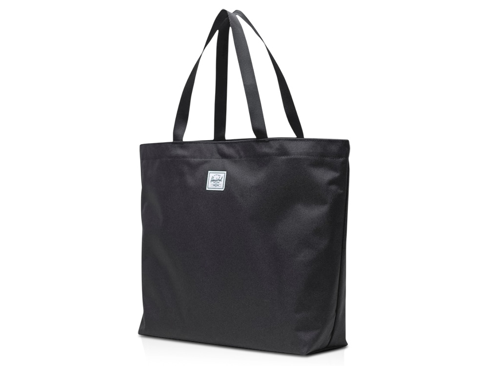 Herschel Classic™ эко-сумка-тоут из переработанного материала объемом 19 л - сплошной черный-0