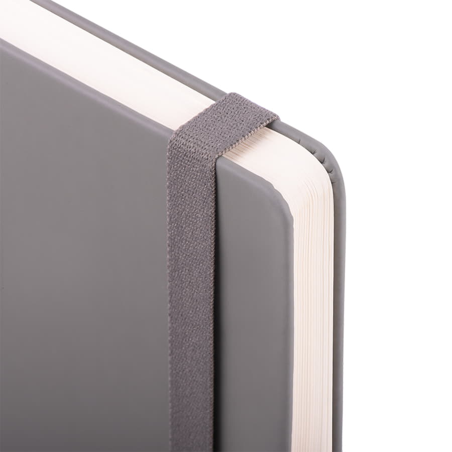 Бизнес-блокнот А5 FLIPPY, формат А5, в линейку, серый-12