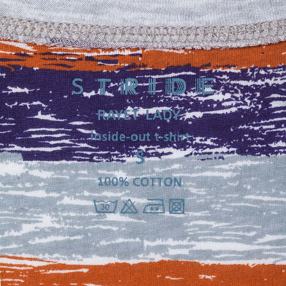 Футболка женская Rayet Lady двусторонняя, оранжевая с фиолетовым-3