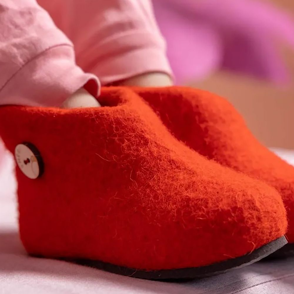 Домашние валенки Wild, красные-3