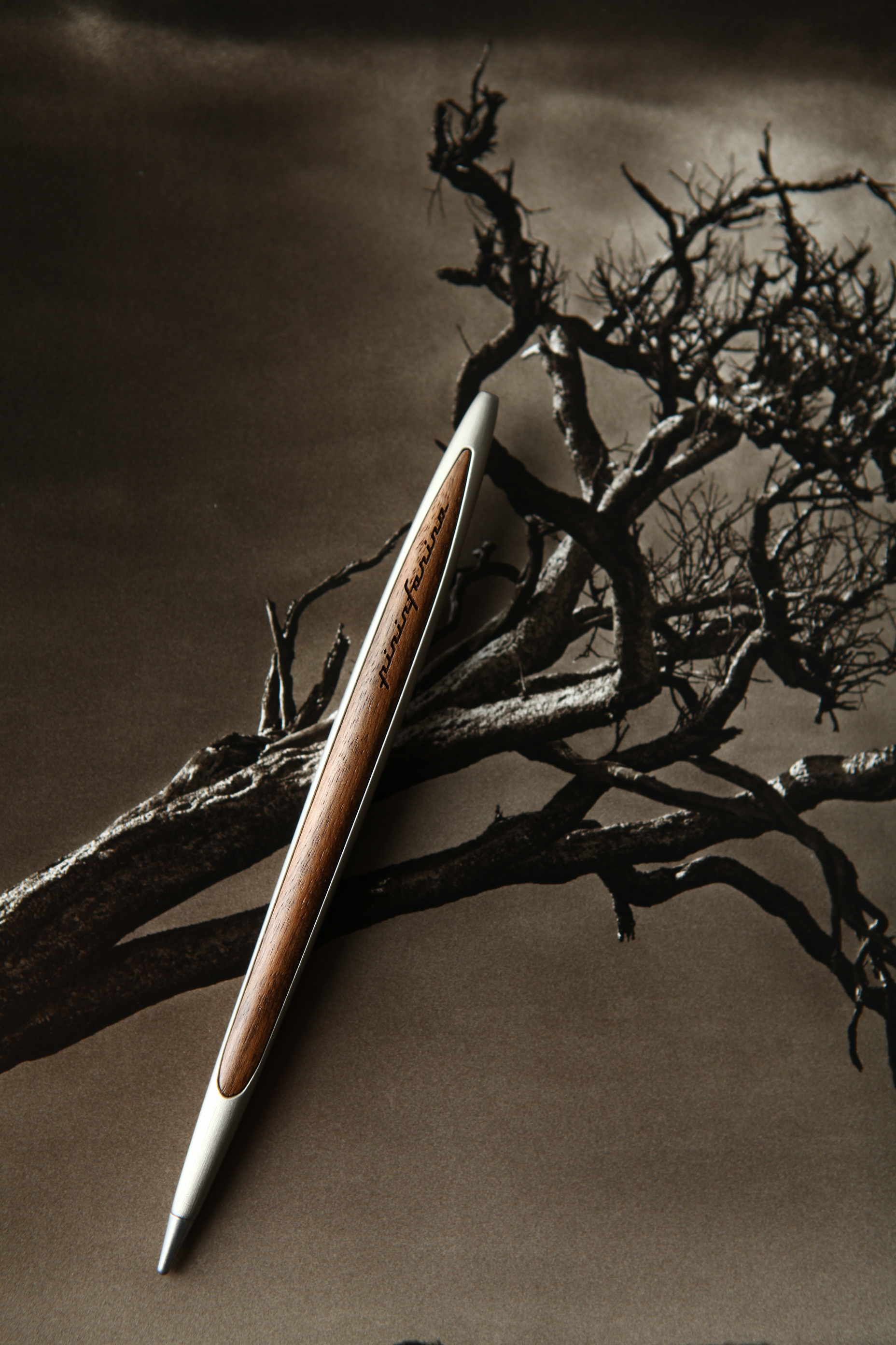 Вечная ручка Pininfarina Cambiano ALUMINIUM/WALNUT-10