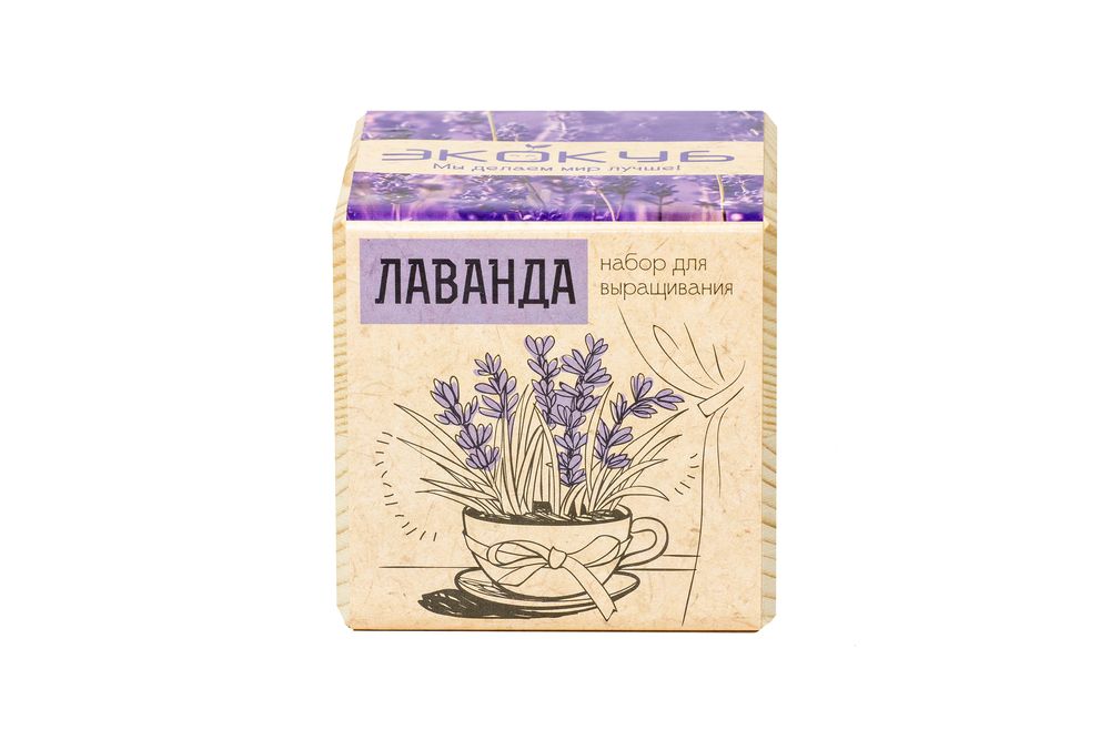 Набор для выращивания «Экокуб», лаванда-1