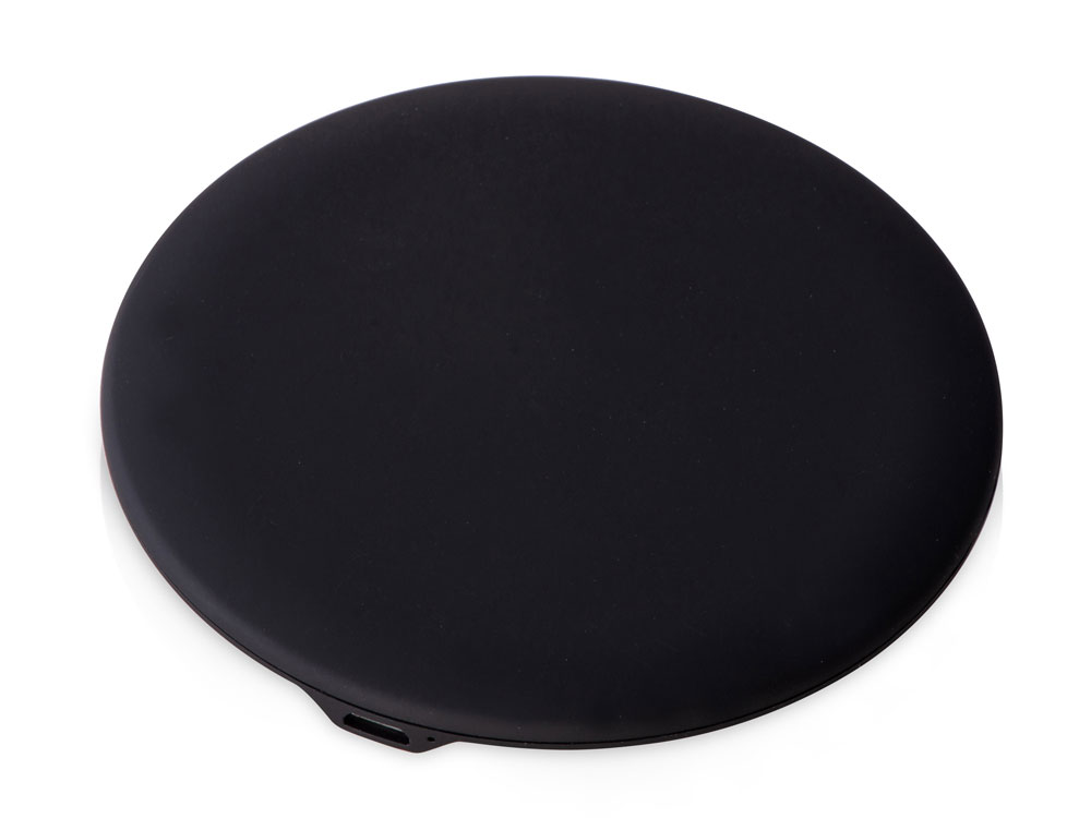 Беспроводное зарядное устройство с подсветкой логотипа Moon spot, 10 Вт, soft-touch-1